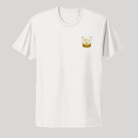 Gold Shot Glass Logo (Front) & Gold Wax Logo (Back) - Kenny Sharp - Kenny Sharp - Brown Liquor Music