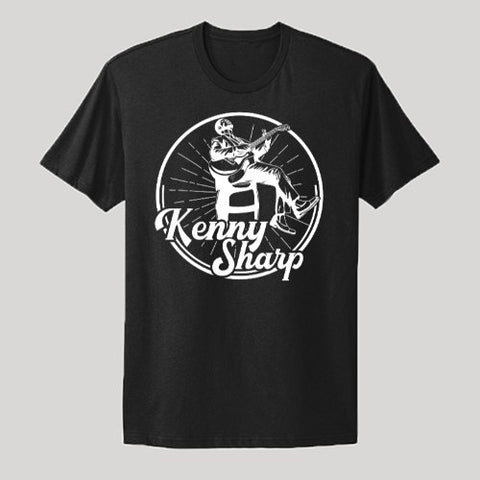 Kenny Sharp Tee - Black - Kenny Sharp - Kenny Sharp - Brown Liquor Music